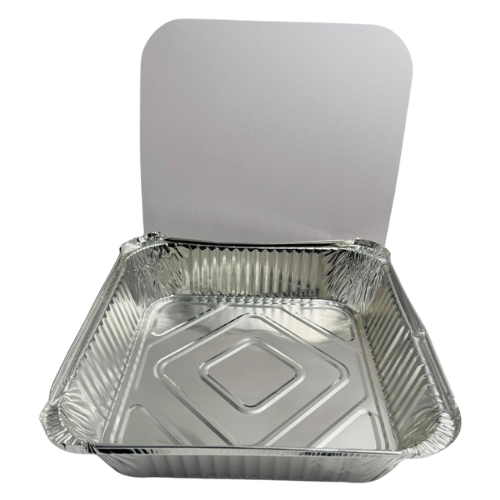 YC0 - ALUMINIUM TRAY WITH LID500PC  2280ml - 1x1