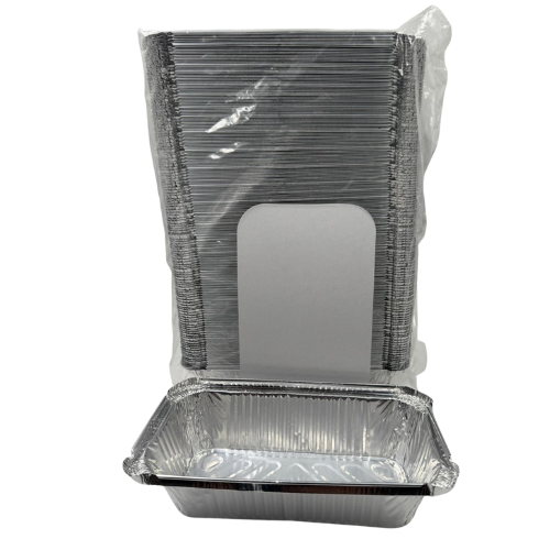 YC0 - ALUMINIUM BOX WITH LID 650ml 1000pcs - 1x1 