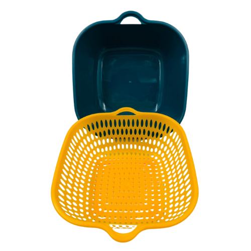YC - PLASTIC COLANDER WITH BASKET(18cm)- RY04 - 1x6  