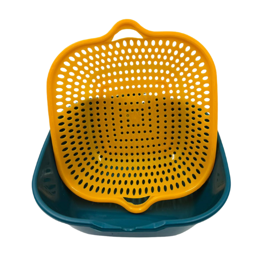 YC - PLASTIC COLANDER WITH BASKET(20cm)- RY04 - 1x6  