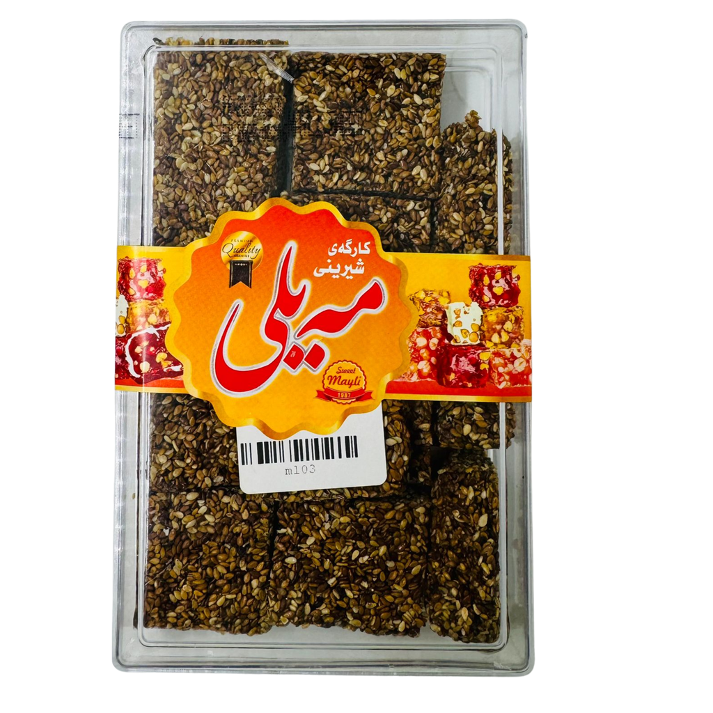 FE1 - MAYLI SWEETS SESAME BARS BROWN - 12x210g 