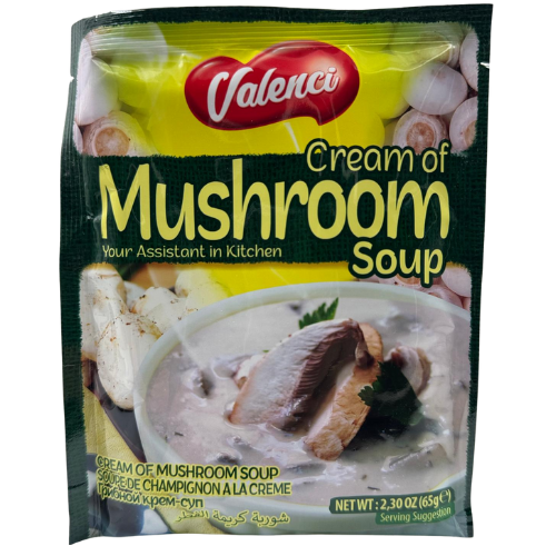 GC6- VALENCI- MUSHROOM SOUP (12x65g) 1x4  