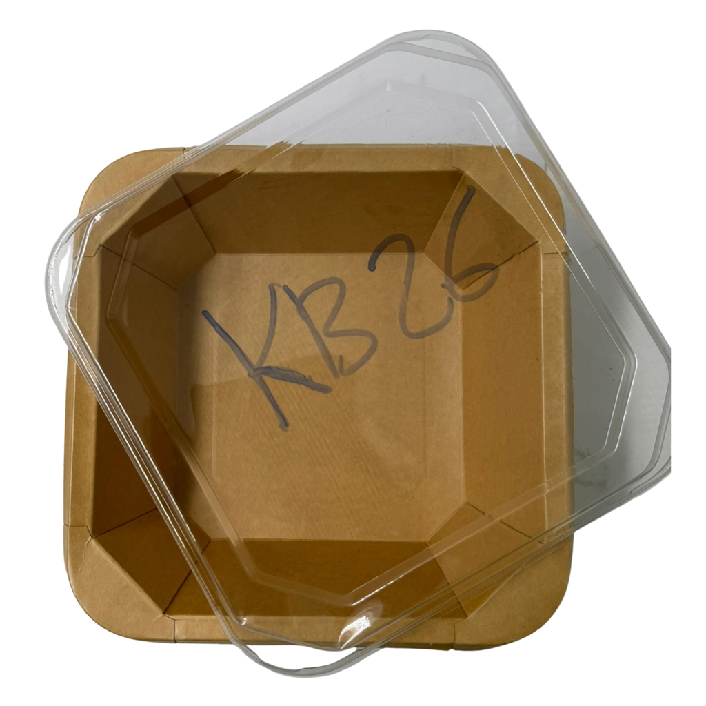 YC0 - PAPER BOX WITH LID (KB26) 1200ml 300pcs - 1x1