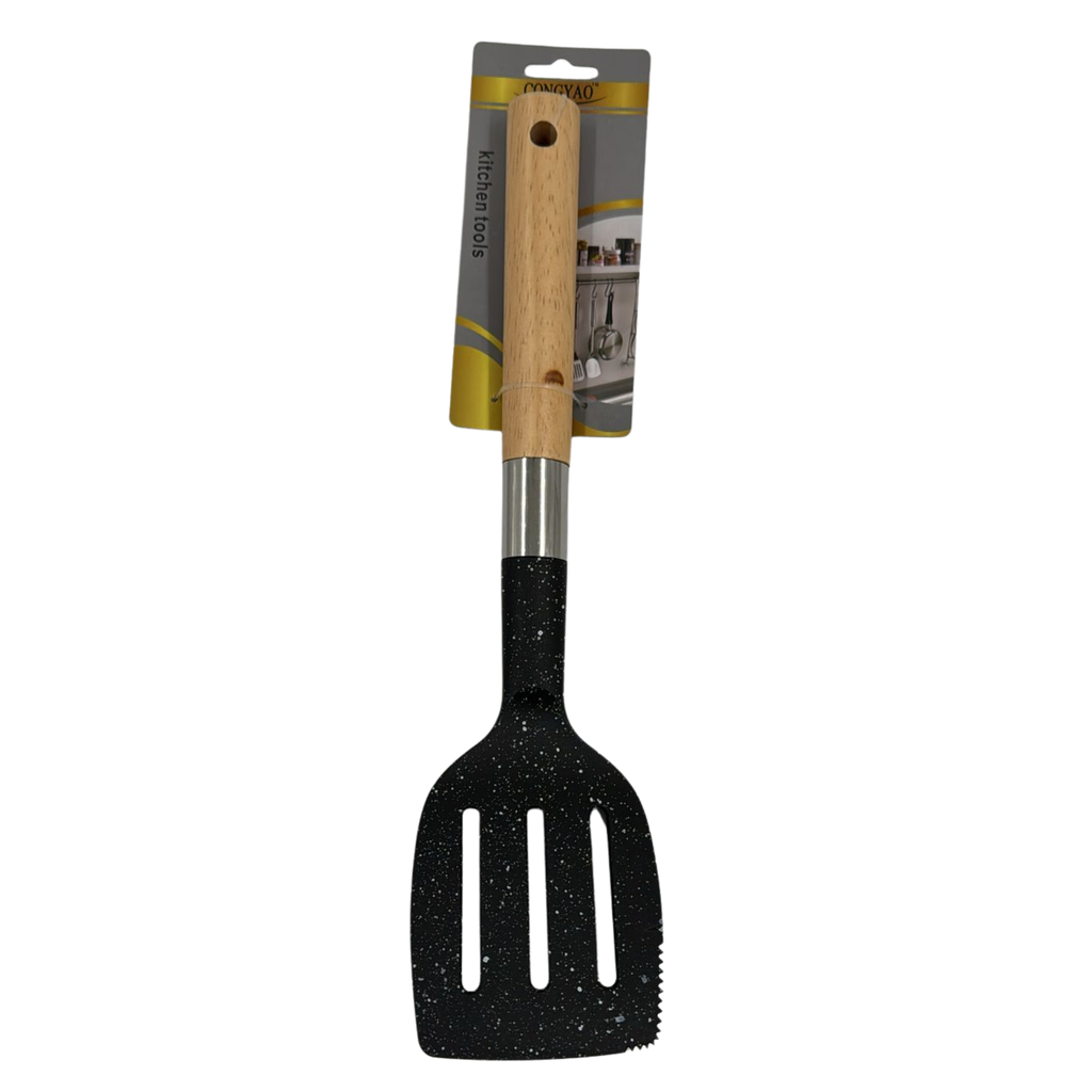 YC3 -KT- CONGYAO-KITCHEN FLAT SPOON SLOTTED (WT-16) 1x6 
