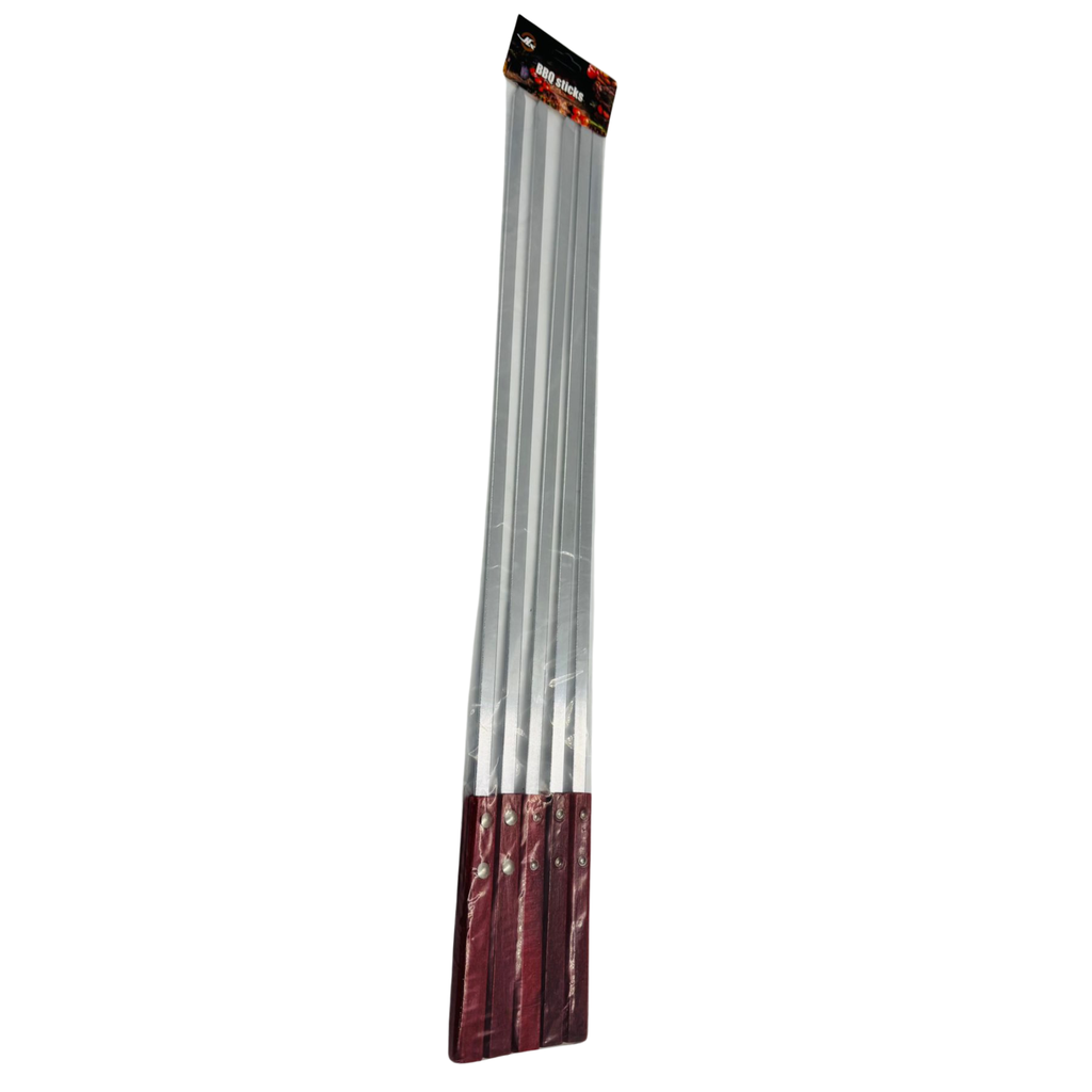YY8 - BBQ TIKKA STICKS WITH RED HANDLE  (60x1cm)(762-23 )(1x5pcs)x6 