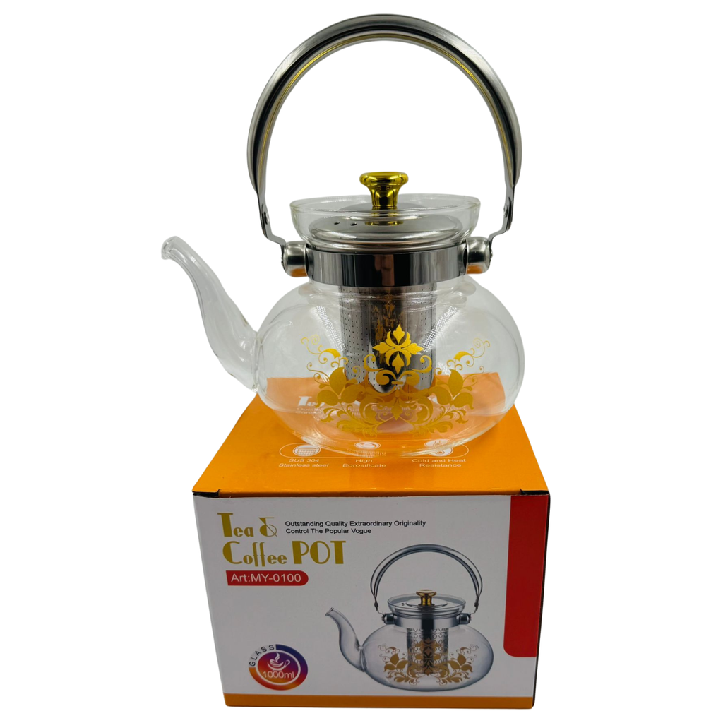 YC4 - TEA & COFFEE POT 1000ML (JD-4) - 1X6  