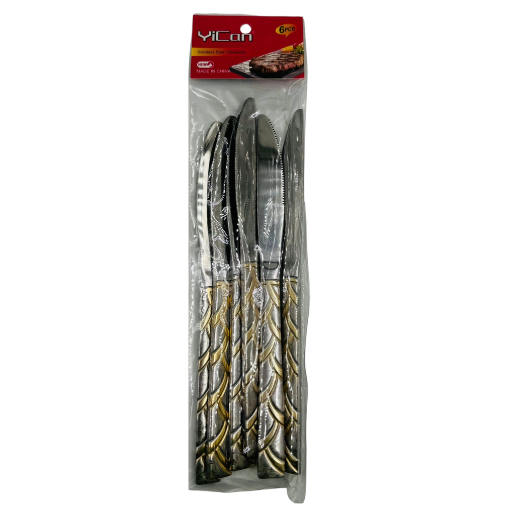 YC3 -C- YICAN STEEL BIG KNIFE (YC0111) - (1x6pcs)X6