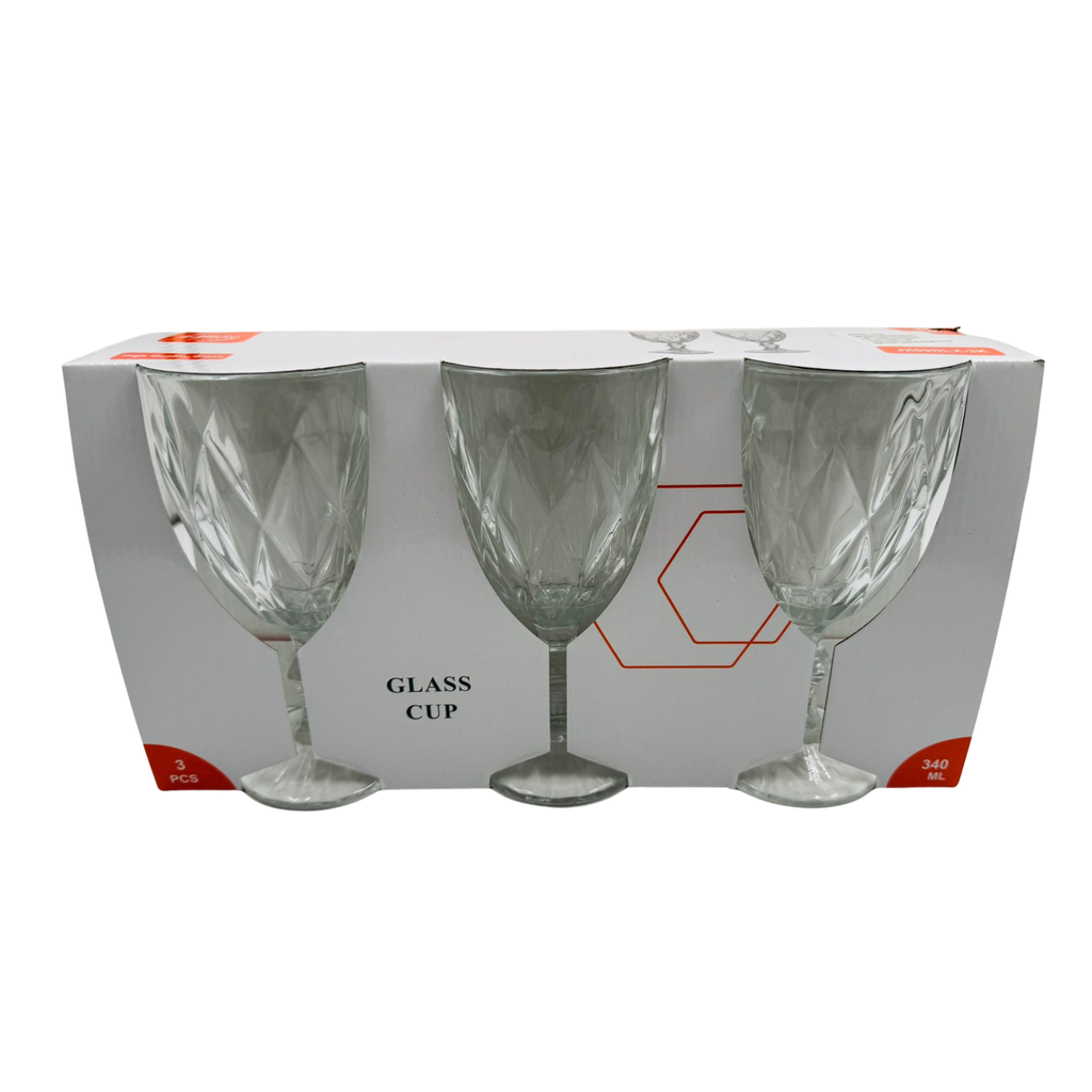 YC2 -T- GLASS CUPS  (JO-09DLX-3K) - (1x3)X6