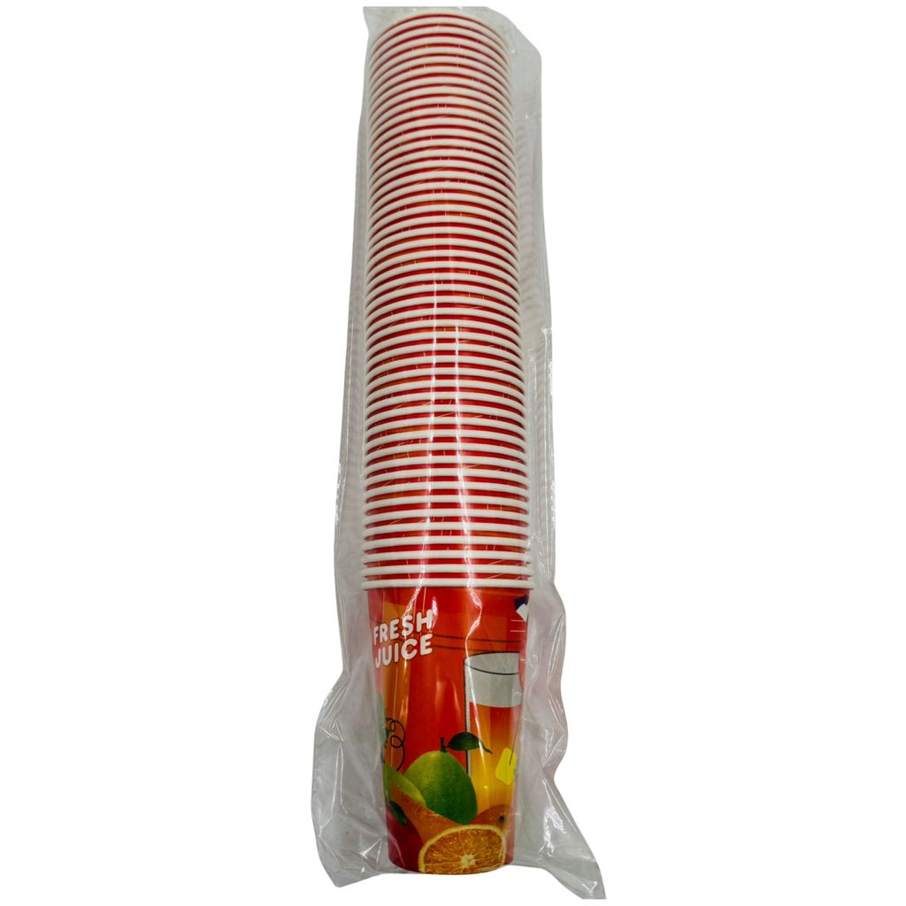 YC1 - FRESH JUICE CUPS 300ML FD-3(50PCS) 1X6 