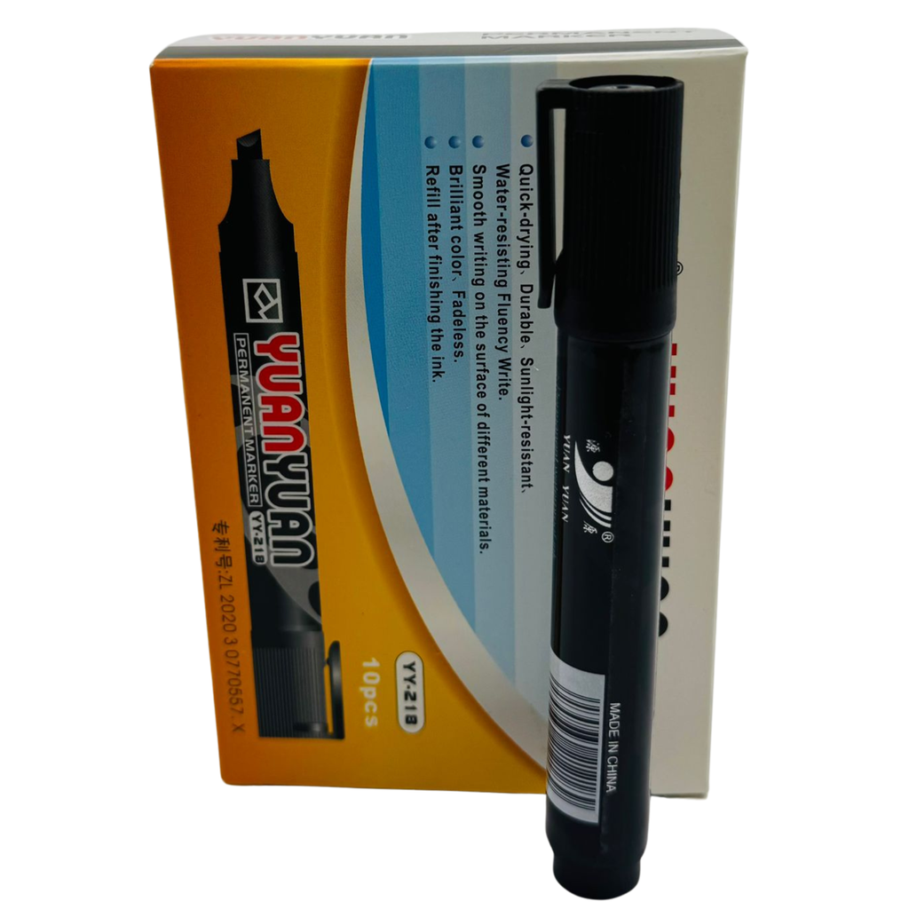 ZT5- YUAN PERMANENT MARKER PEN (HY-9) (10PCS) 1x6  