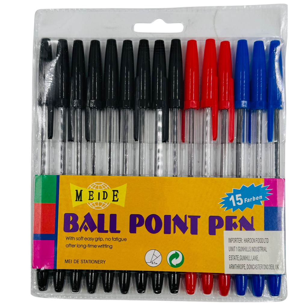 ZT5- BALL POINT PEN (15PCS)(HY-6)  1x6 
