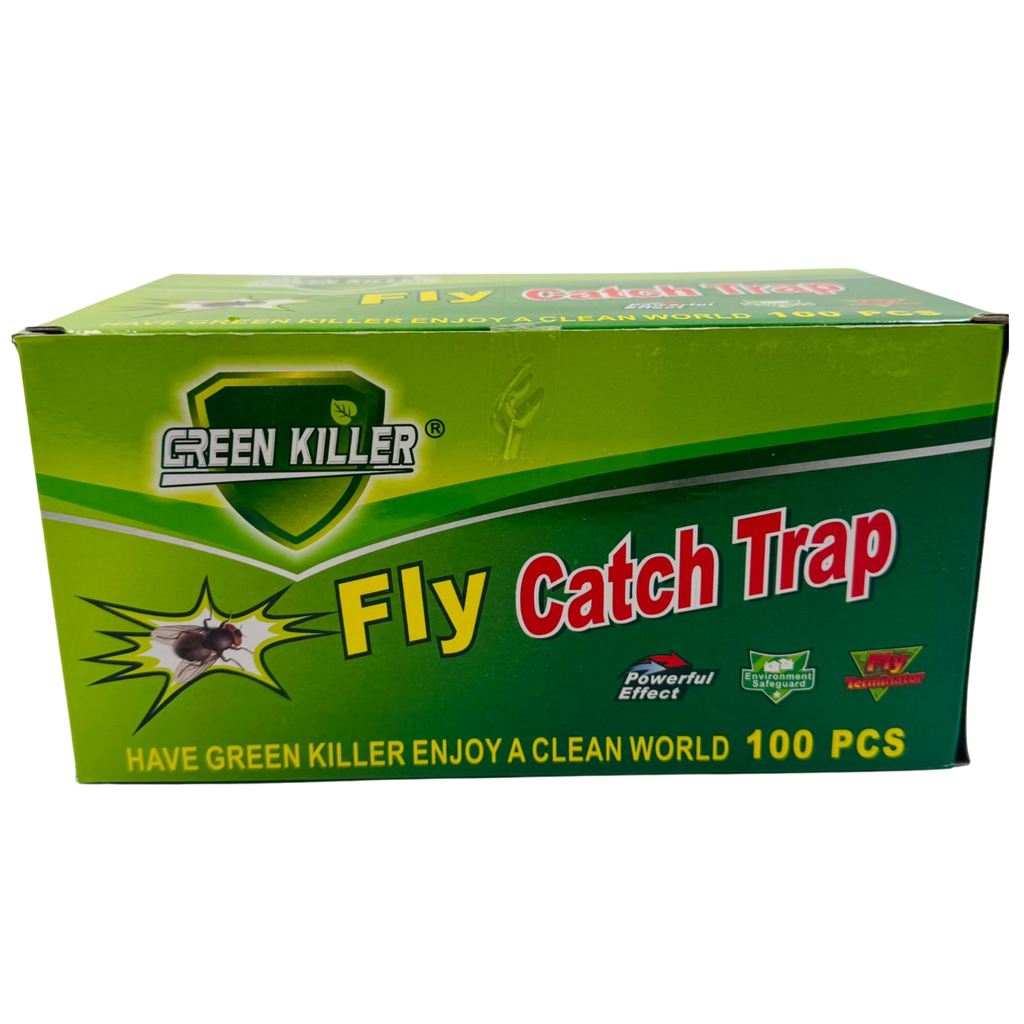 ZT8- GREEN KILLER FLY CATCH TRAP (LF-31) (100pcs)  1X1