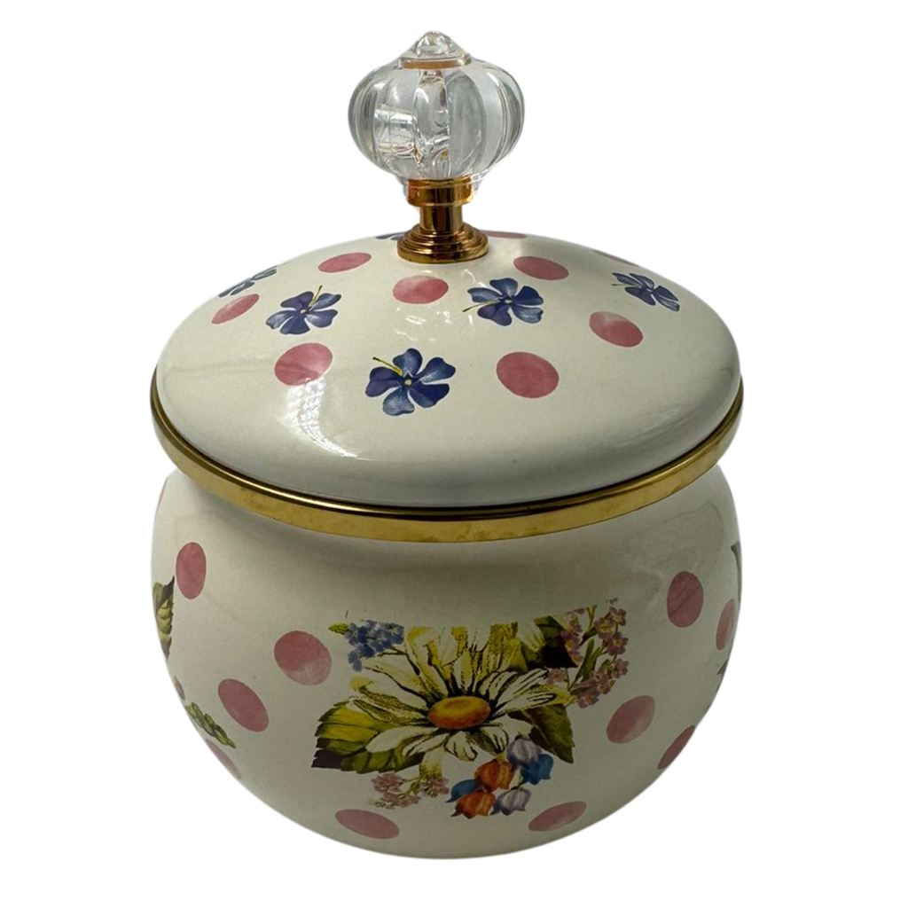 YD1 - ENAMEL SUGAR POT (Long-18)  - 1x6 