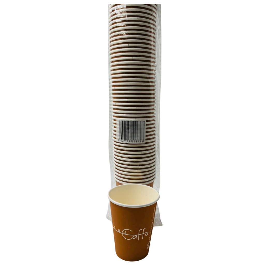 YC1 - PAPER COFFEE CUPS (FD-2)500cc - (50PC) - 1x6 