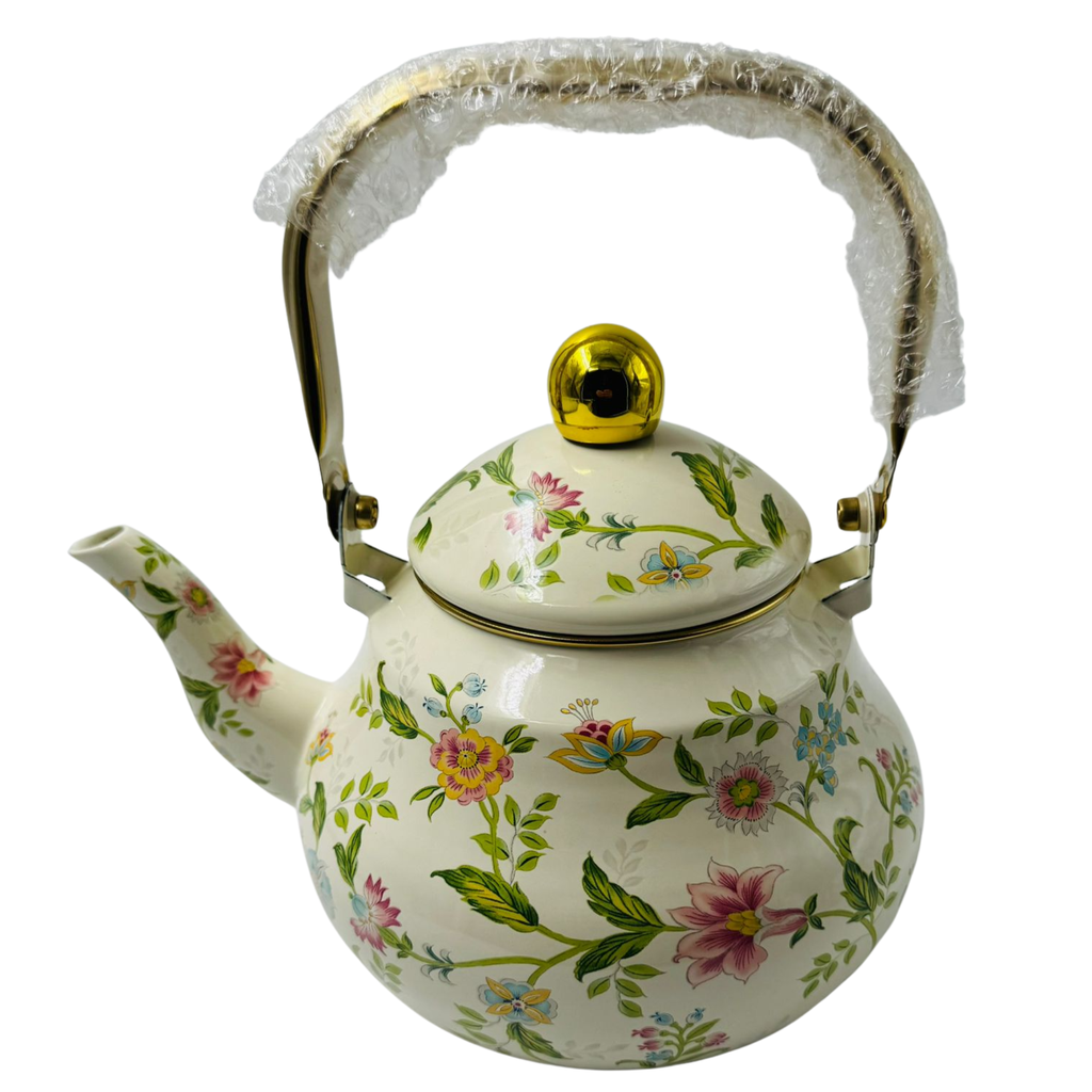 YD2 - ENAMEL PEAR TEA POT 2LTR (Long-22)  - 1X1 