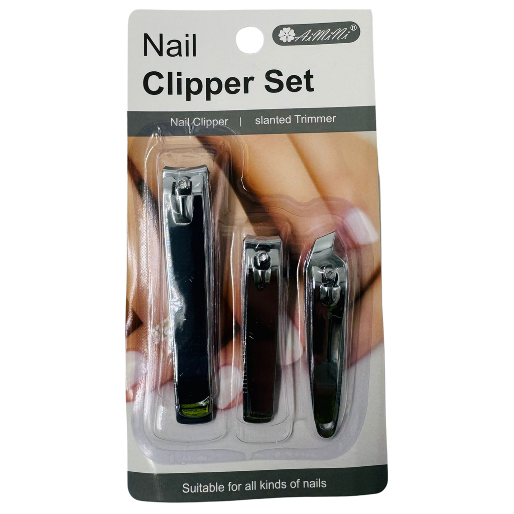YX6-AIMIMI-NAIL CLIPPER SET (AYSY-07) (3PC) - 1x12