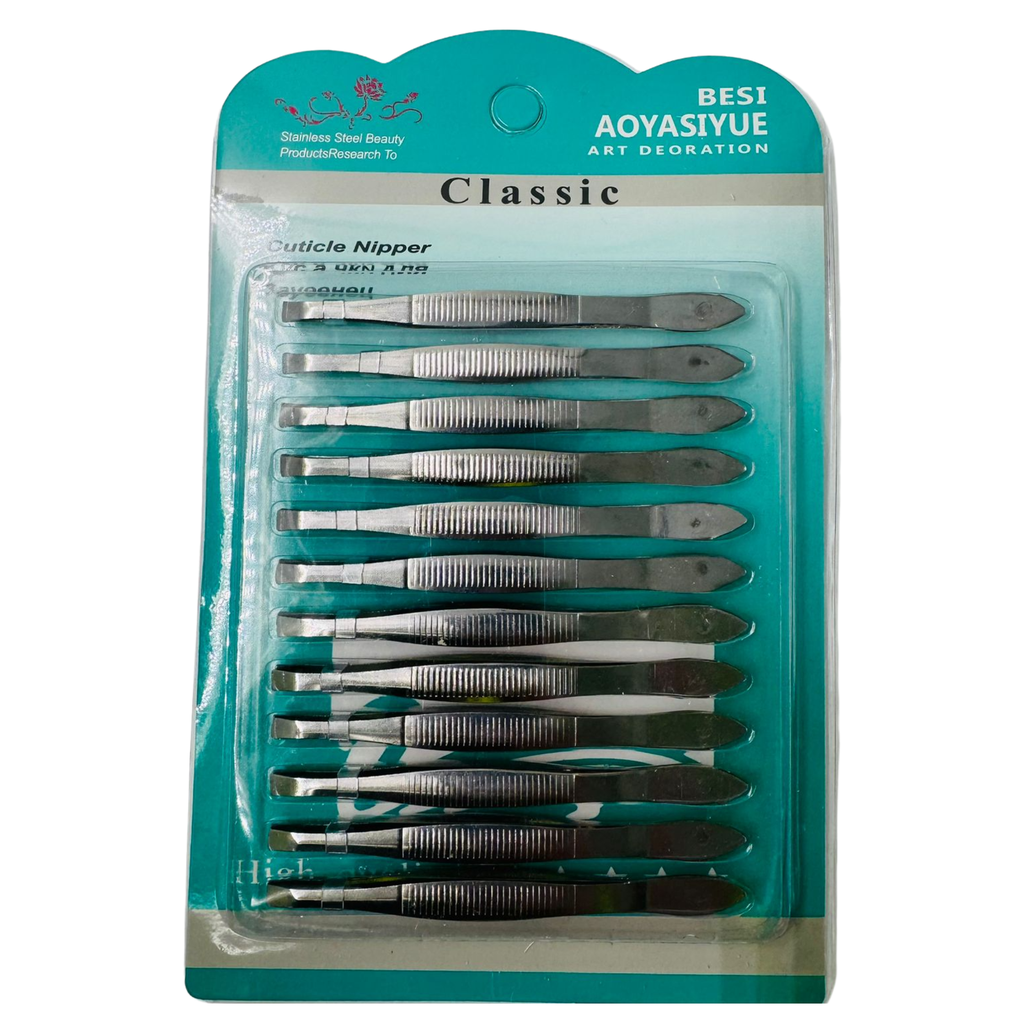 YX6-BESI-TWEEZERS CLASSIC(AYSY-2)(12PC) -  1x1 