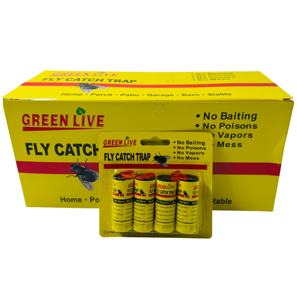 ZT8- GREEN LIVE - FLY CATCH TRAP (4PCS)(LF-32) - 1X12