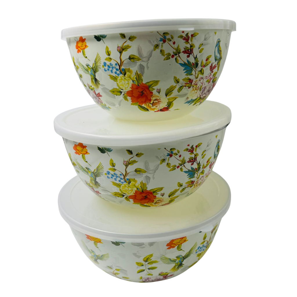 YD1 - ENAMEL SOUP POT SET (20/22/24cm) (long-19) 3PC - 1x1 