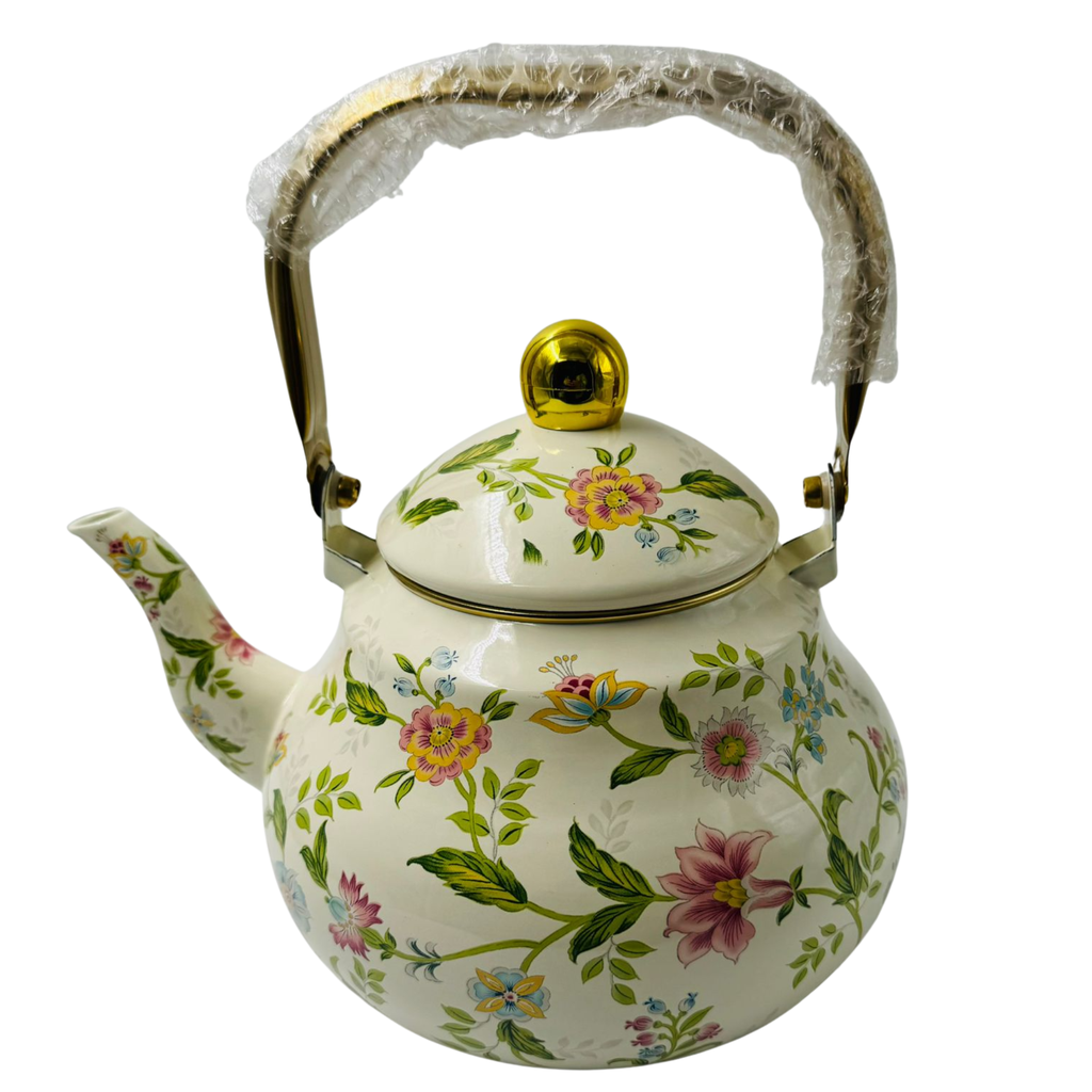 YD2 - ENAMEL PEAR TEA POT 2.5LTR (Long-23)  - 1X1  
