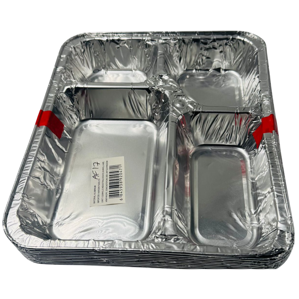 YC0 - ALUMINIUM TRAY WITH LID(10PCS)(245x210x46) (AF-17) - 1x1 