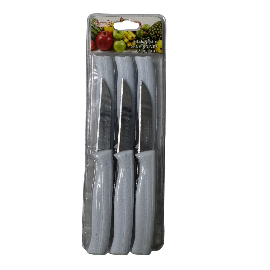 YC3 -K- CROWN MASTER-STAINLESS STEEL FRUIT KNIFE (1X6)X6  