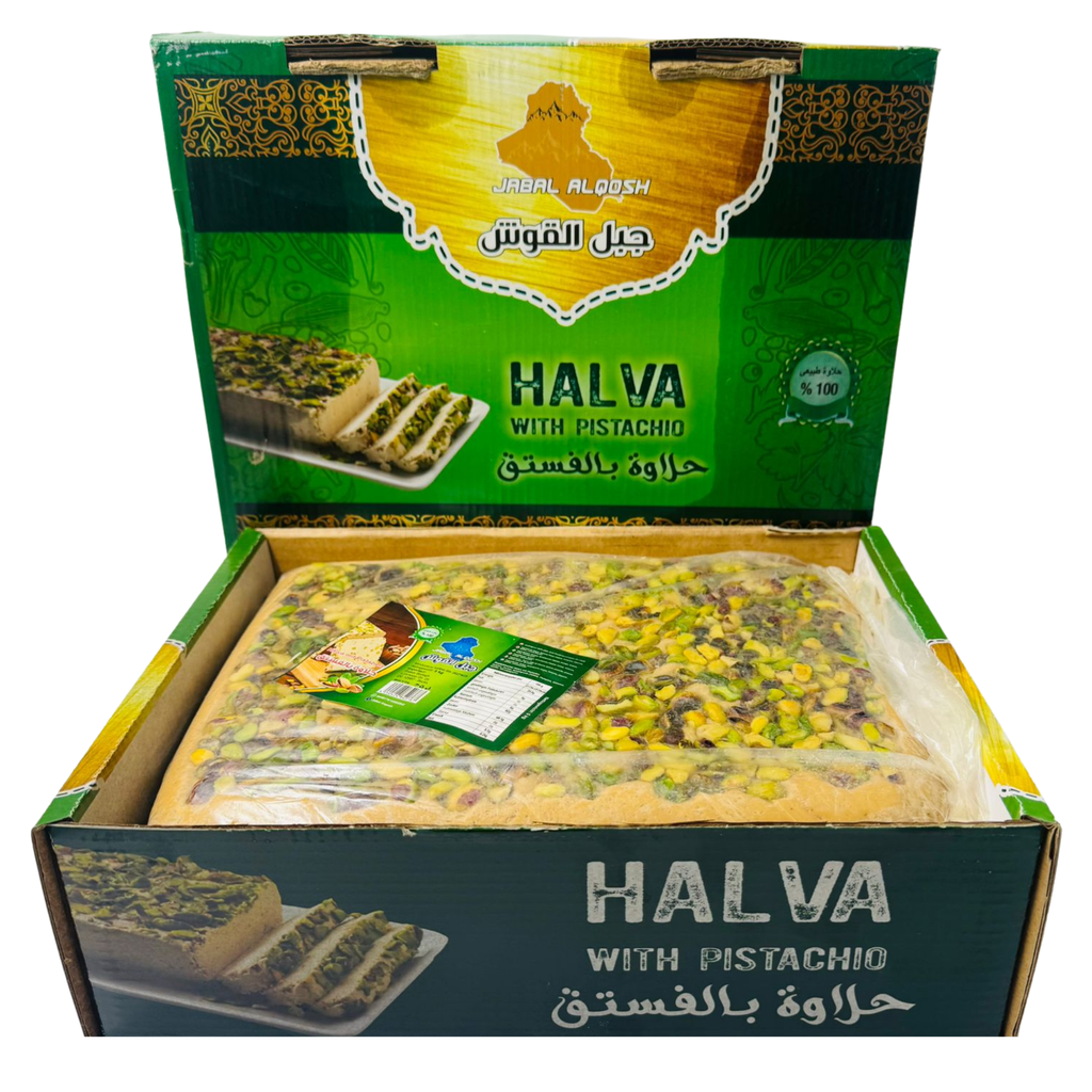 FD1- JABAL AL QOSH - HALVA WITH PISTACHIO 1X5KG 