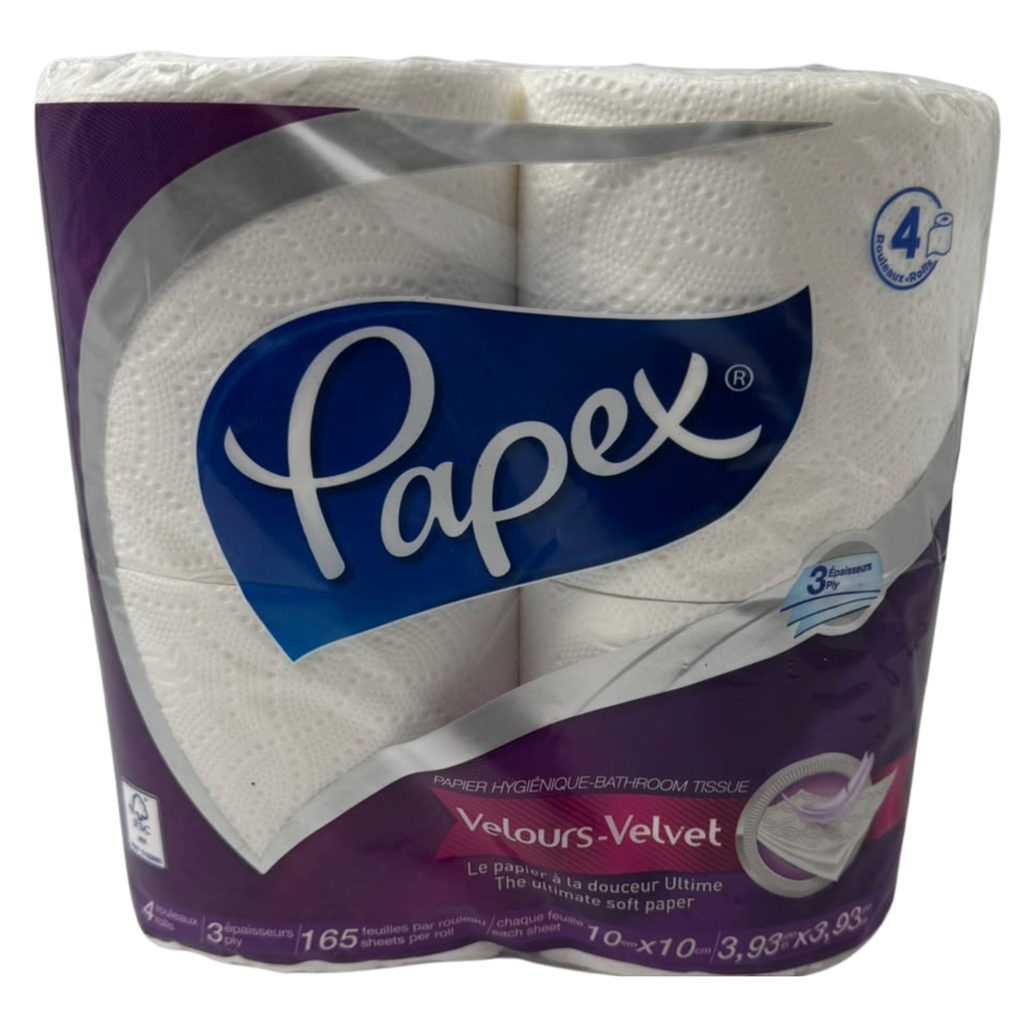 YW2- PAPEX TOILET ROLLS 3 ply- (1x4)x10 