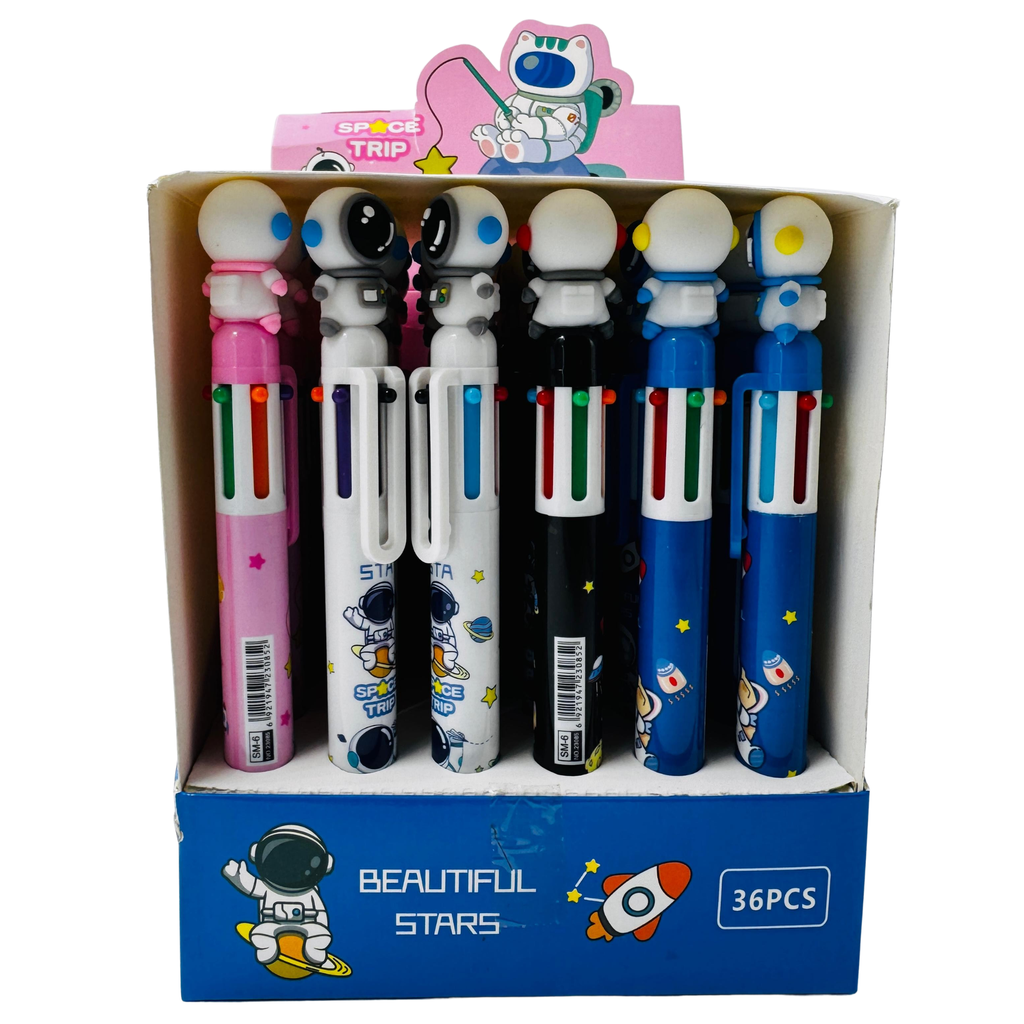 ZT5-BEAUTIFUL STARS -MULTI COLOUR PENS(HY-14) (36PCS) - 1x1