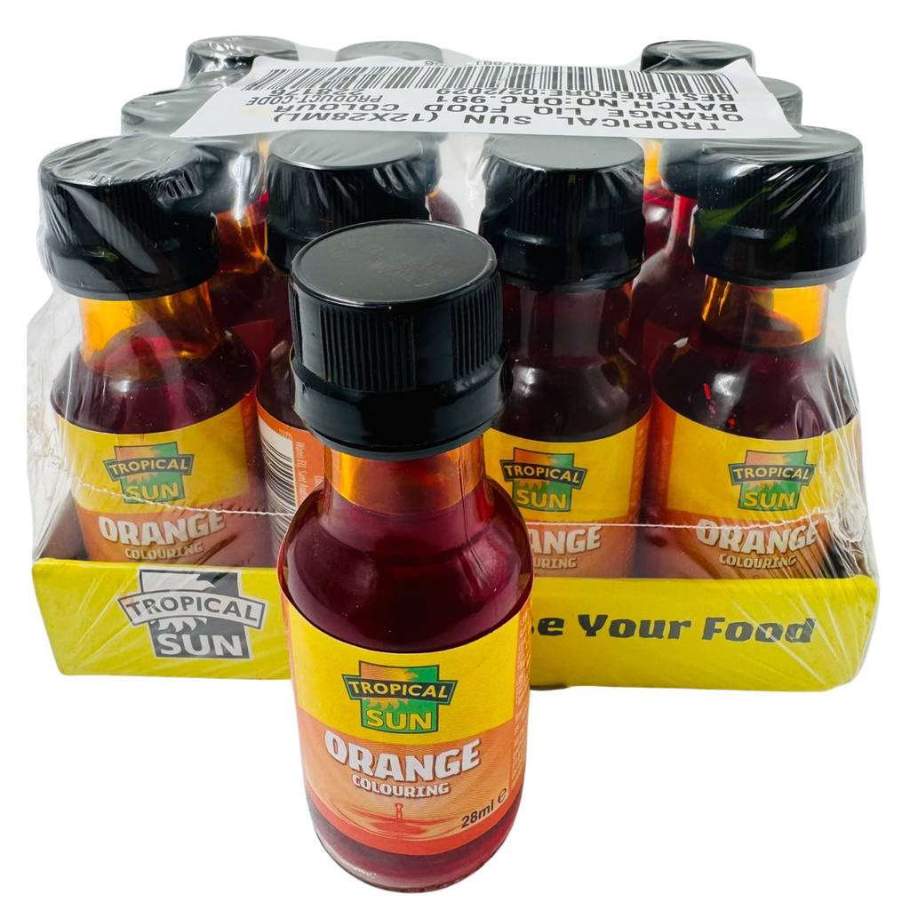BB1-TS - FOOD COLOUR ORANGE LIQUID-12X28ML 