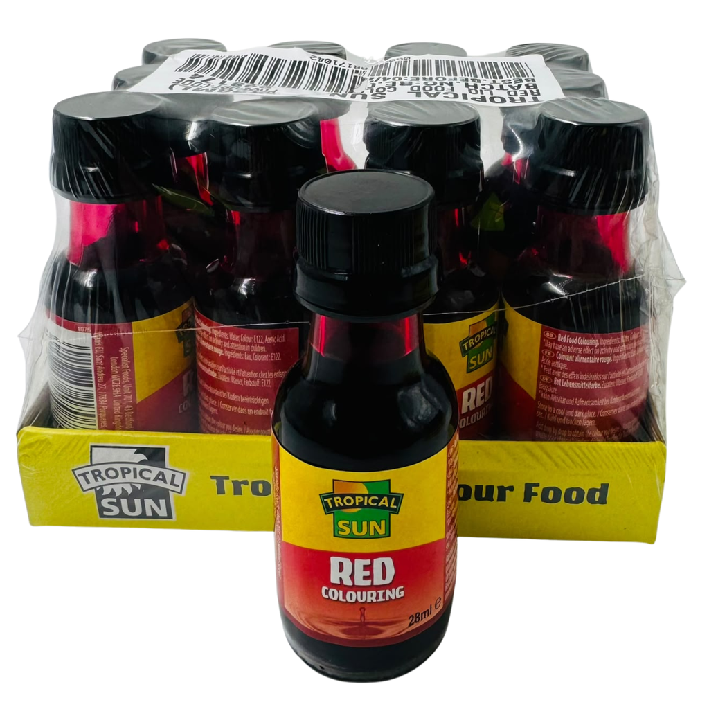 BB1-TS - FOOD COLOUR RED LIQUID-12X28ML 