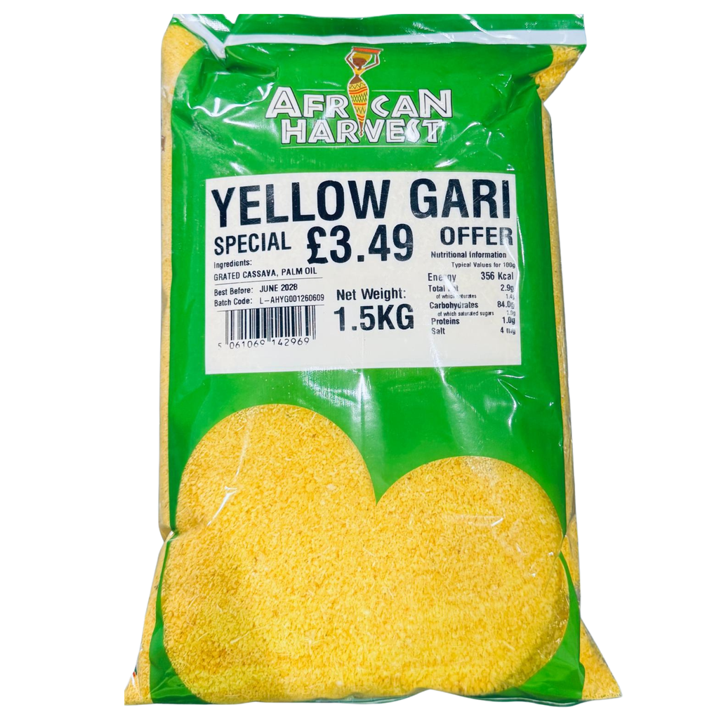 BB8 -AFRICAN HARVEST- YELLOW GARI 10X1.5KG 