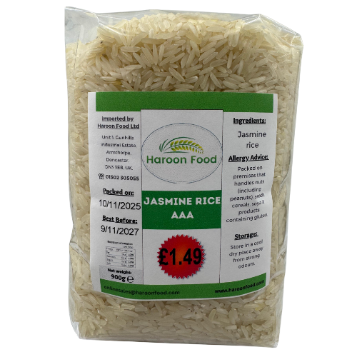 AA3-HAROON JASMINE GRAIN RICE 8X900G