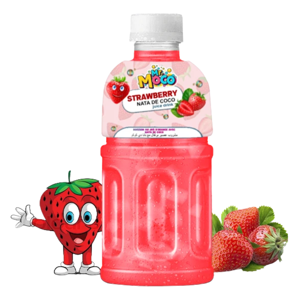HB6-MR MOCO - NATA DE COCO WITH STRAWBERRY-4X(6X320ML) 