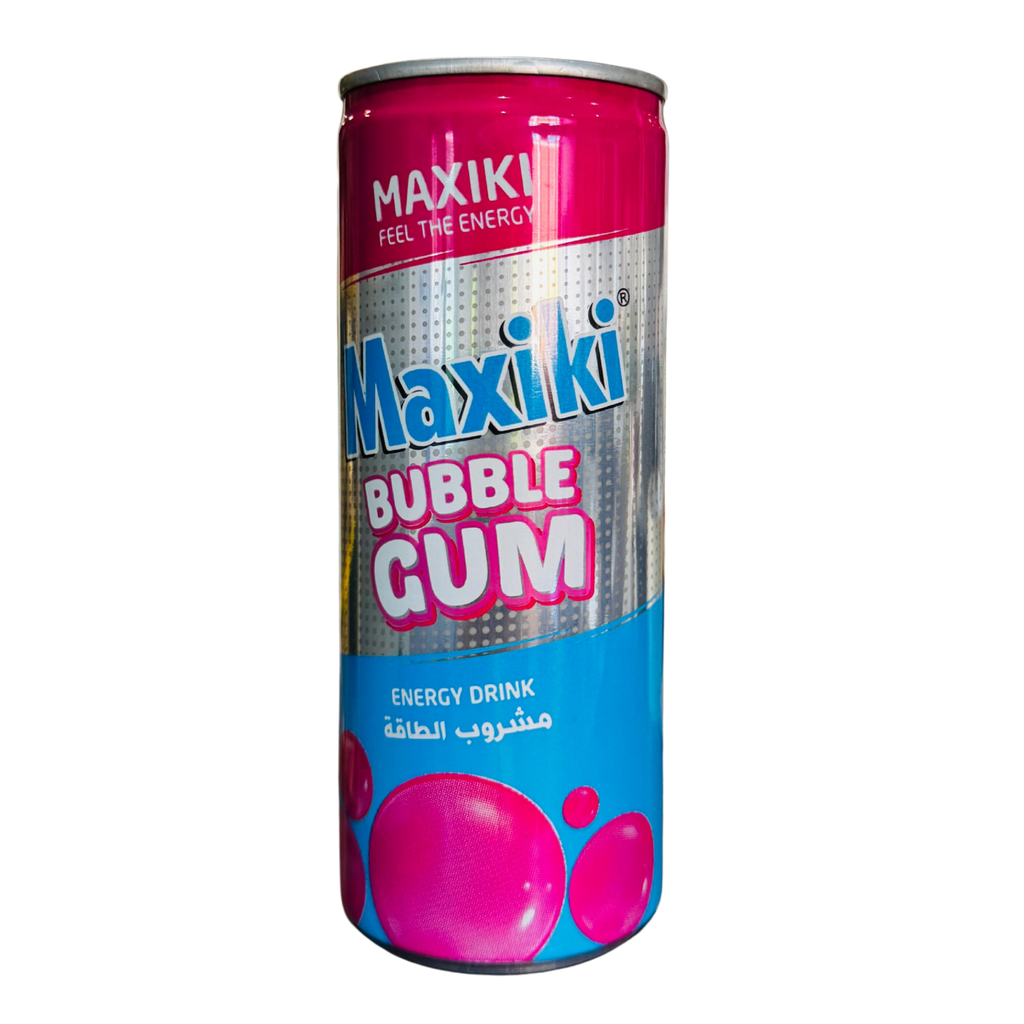HB4-MAXIKI CAN BUBBLEGUM-24X250ML 
