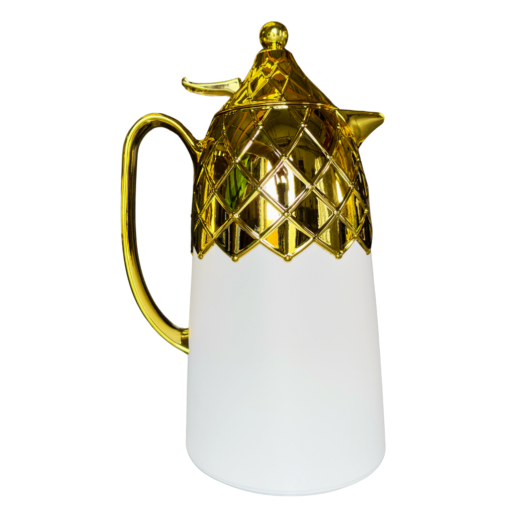 YC5 - ZAM ZAM -VACUUM JUG  white 1LTR- 1x1 