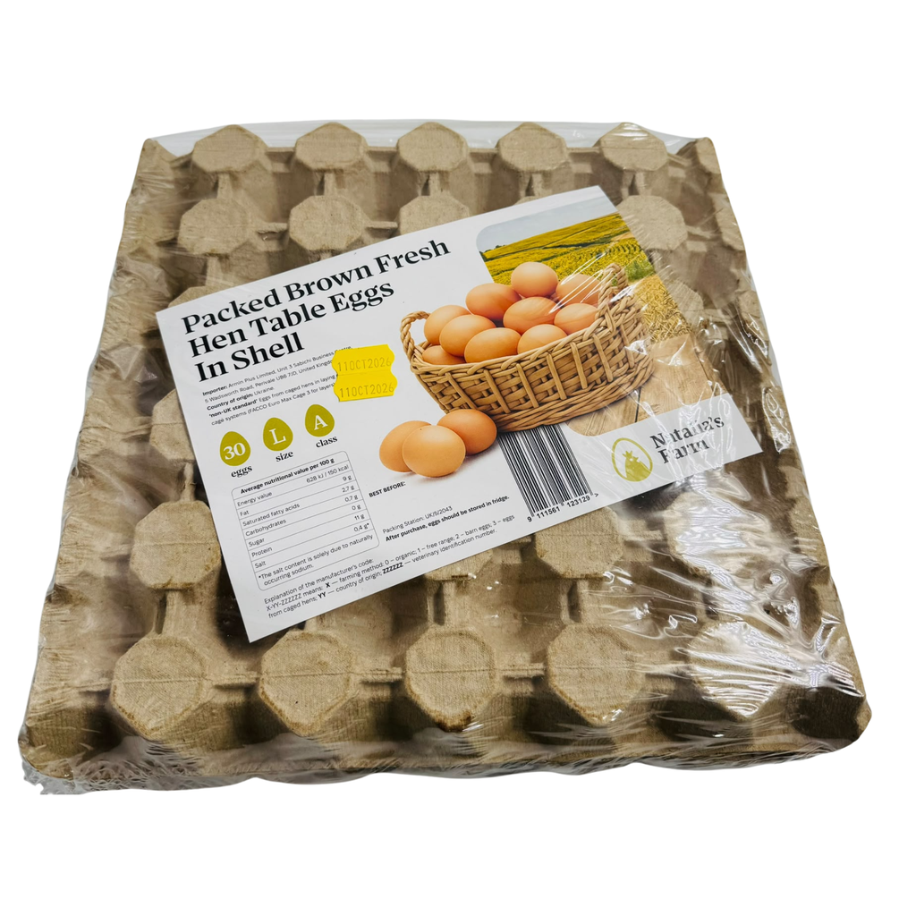 AC0-ZD3-EGGS CLASS A BROWN PRE PACKED - (1X30)X8