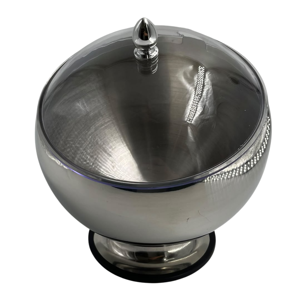YD1 - STEEL SUGAR POT (1047-10) - 18CM - 1X1