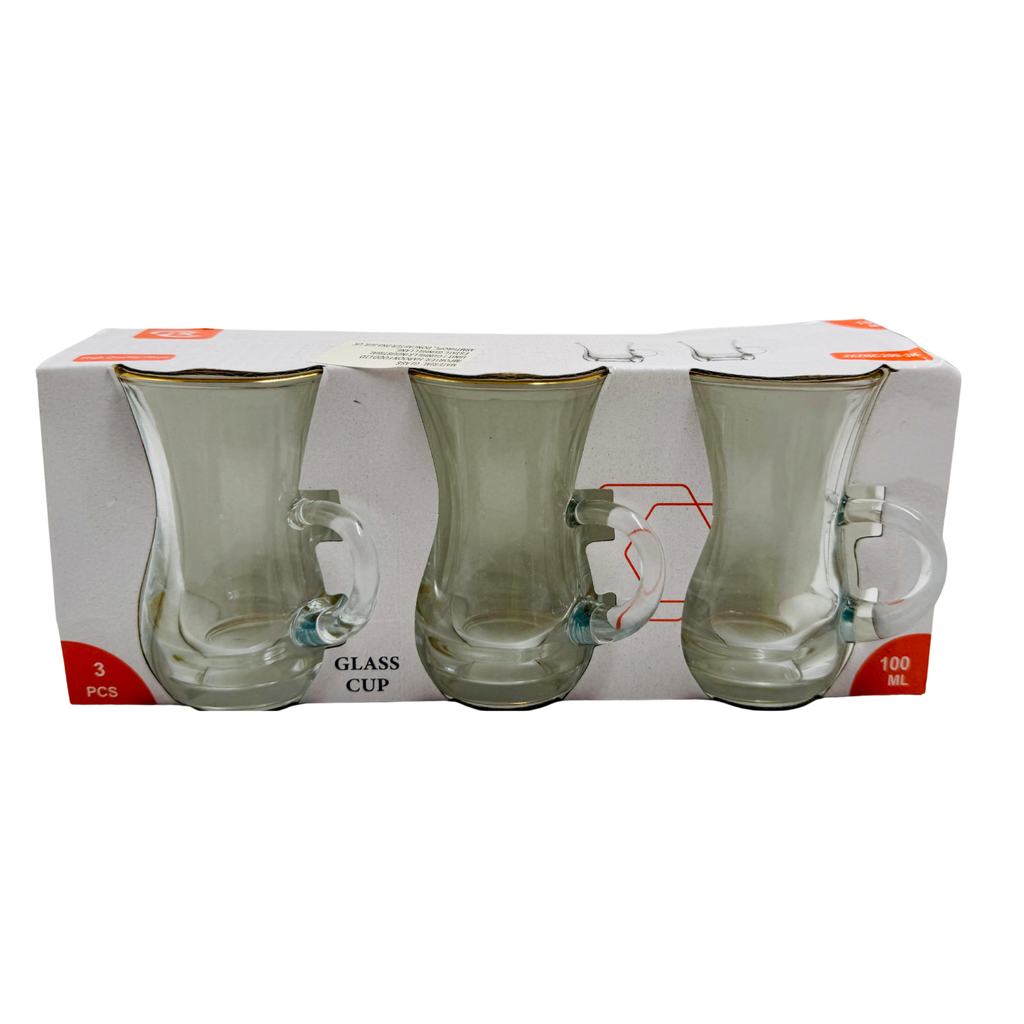 YC2 -T- JX -TEA GLASS (JXZB11-3K)-100ML (3PCS) 1X12 