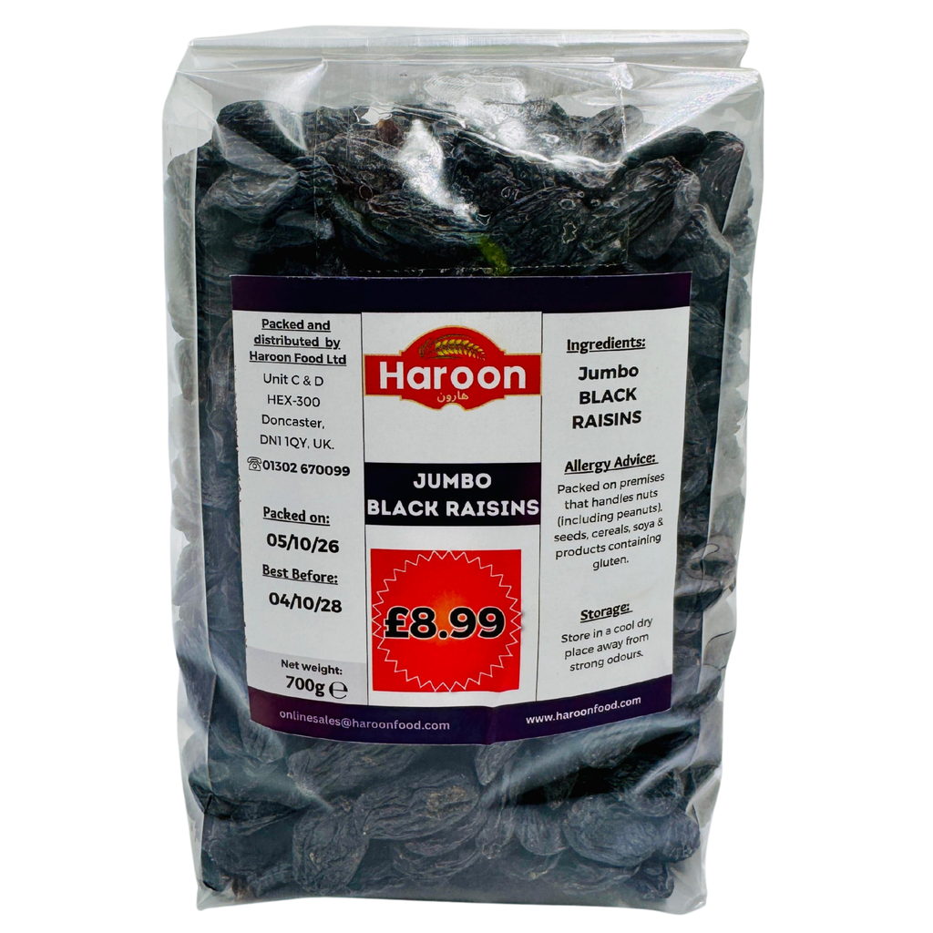 AC6-HAROON JUMBO BLACK RAISINS-8X700G