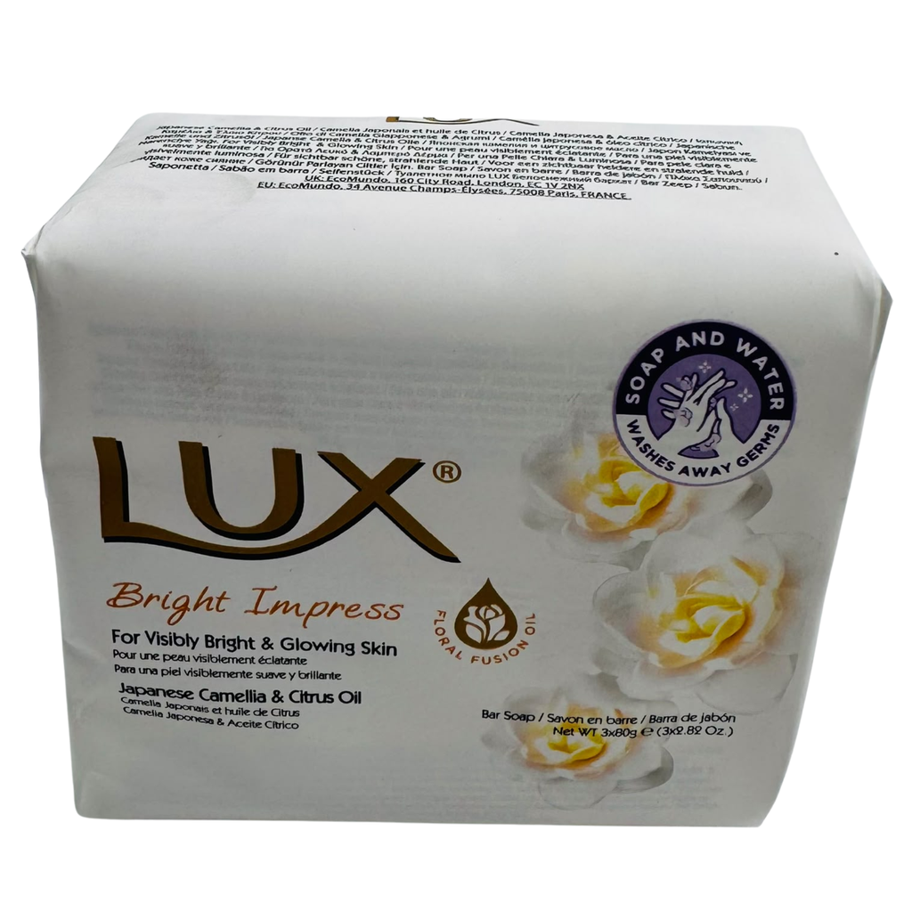 YX2- LUX SOAP BAR -  BRIGHT IMPRESS 80G (1x3)x16