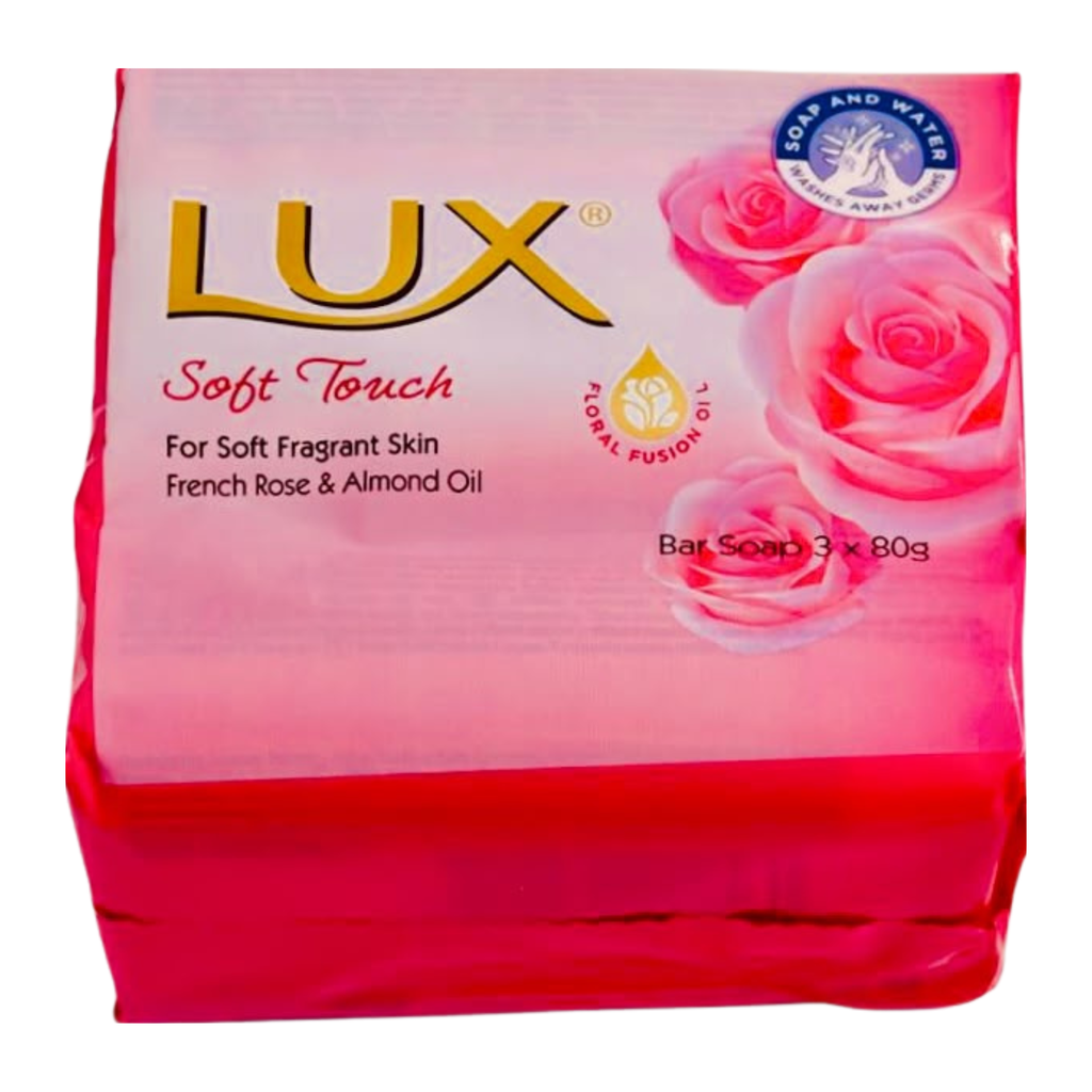 YX2- LUX SOAP BAR -SOFT TOUCH 80G (1x3)x16 