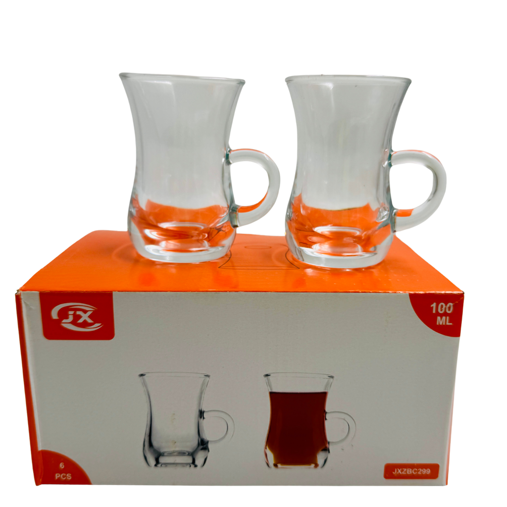 YC2 -T- JX-GLASS CUPS 100ML(JXZBC299) - (1x6pcs)X12 