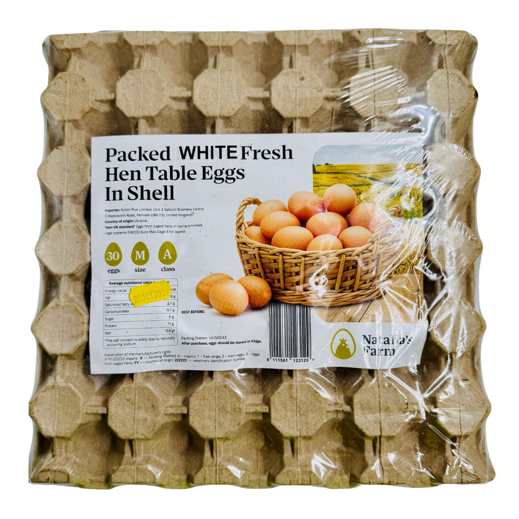 AC0-ZD3-EGGS CLASS A PRE PACKED - WHITE MEDIUM - (1X30)X8