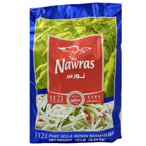 [ZR11-10427] ZR11 - NAWRAS - INDIAN BASMATI RICE 8X4.5KG