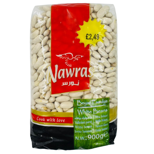 [A-10224] A-NAWRAS-WHITE BEANS 10x900G | BUY 10 GET 1 FREE