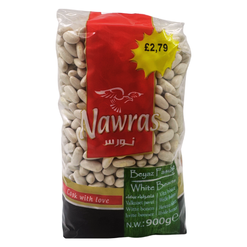 [A-10224] A-NAWRAS-WHITE BEANS 10x900G | BUY 10 GET 1 FREE