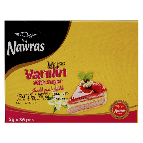 [GC1-10375] GC1- NAWRAS - VANILLIN WITH SUGAR 12 X36 5G