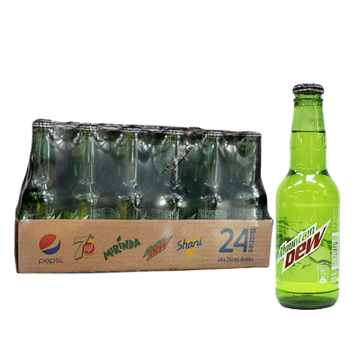 [HB2-10403] HB2-  MOUNTAIN DEW 24 X 250 ML BUY 10 GET 1 FREE