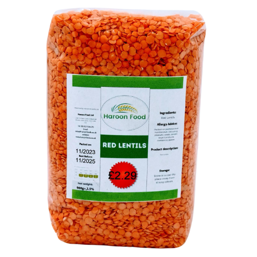 [AA2-10235] AA2- HAROON RED LENTIL - SPLIT 8X900g